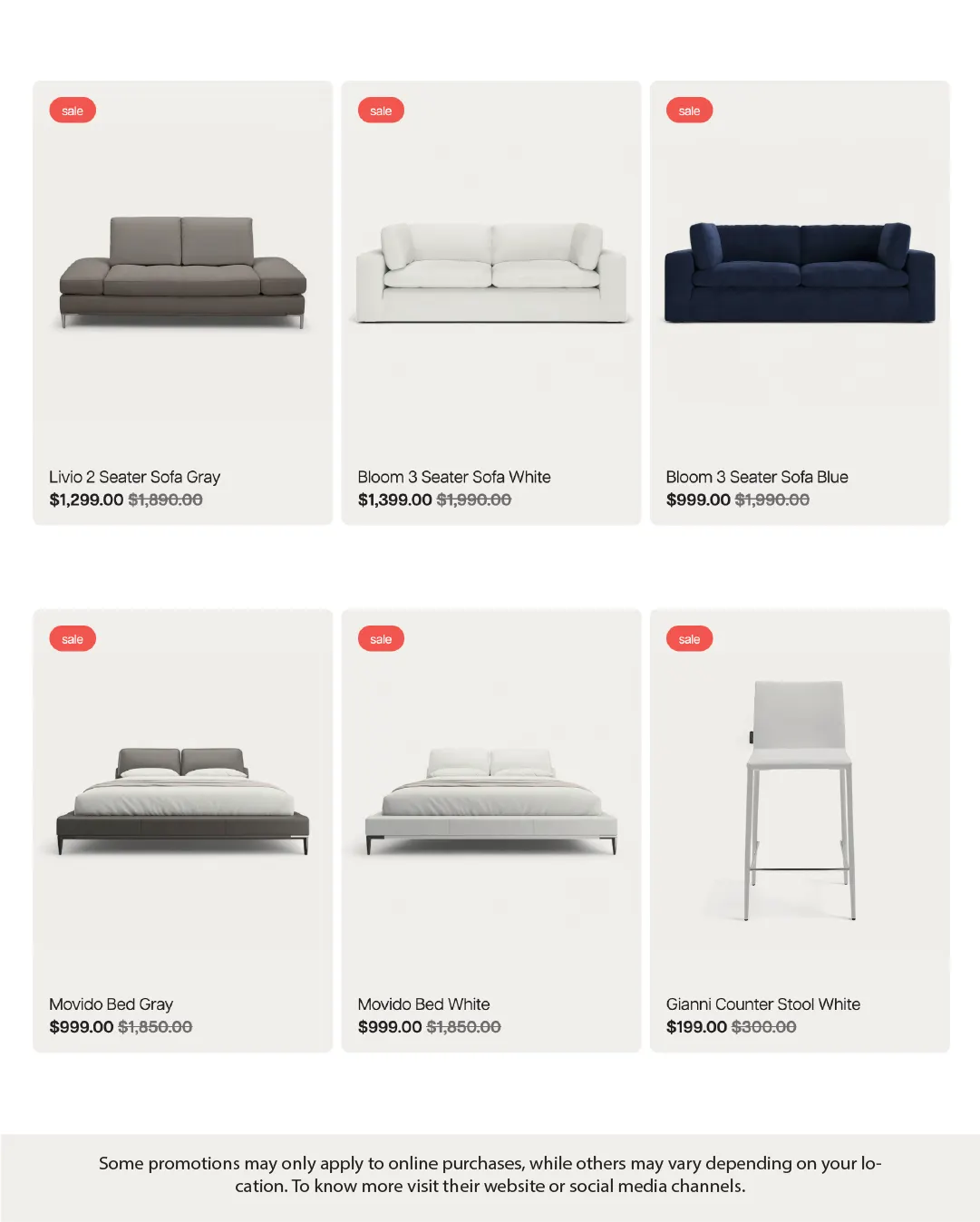 Weekly promotion Modani Furniture Sales spanning from September 22 to October 3 2025 - Page 4 for Catalogue 365