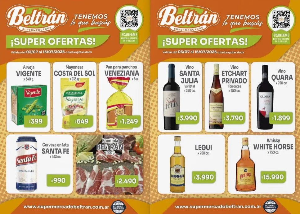 Ofertas de Ofertas Beltrán Supermercados 3 de julio al 16 de julio 2025 - Página 3 del catálogo