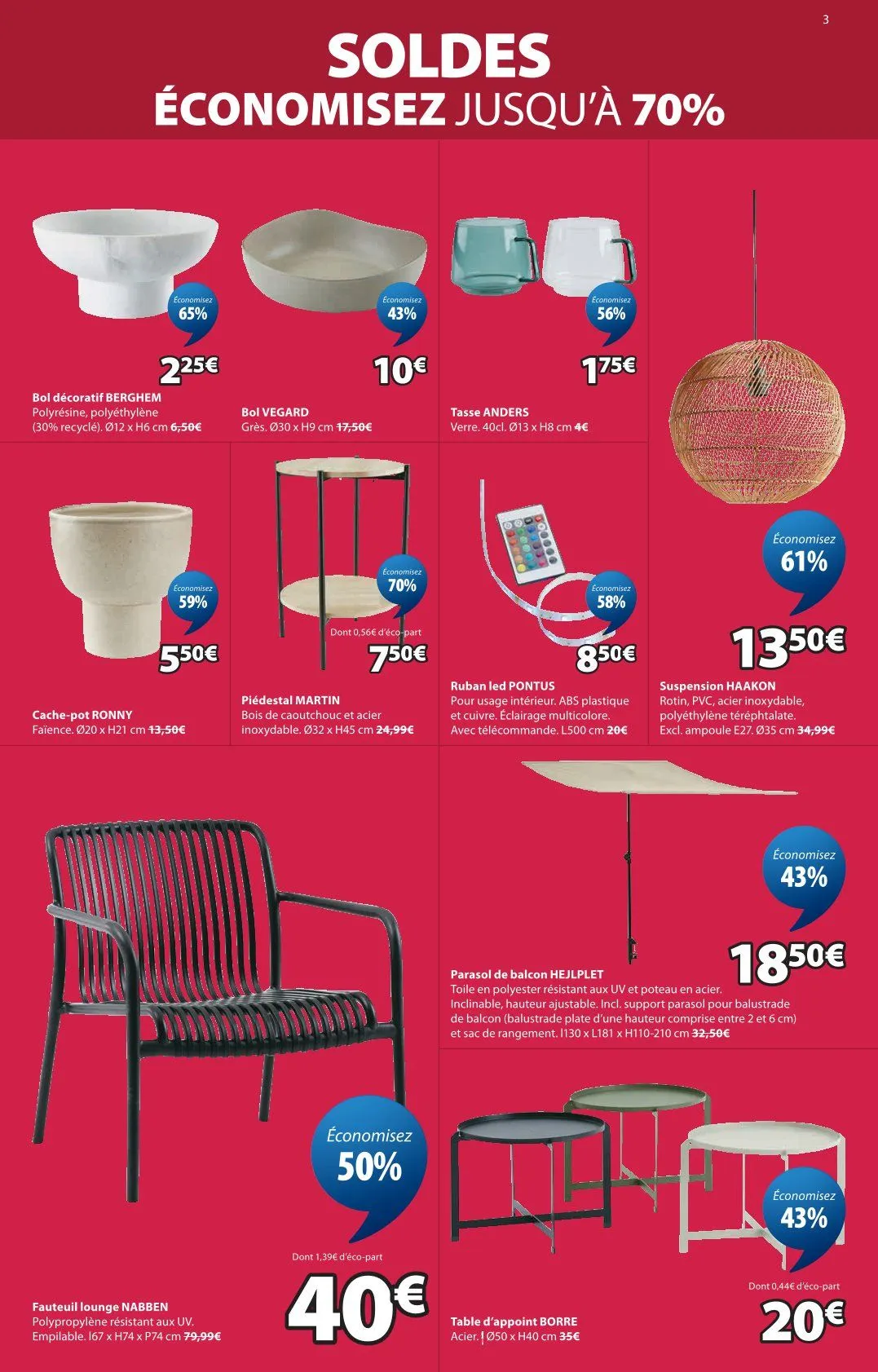 JYSK Catalogue du 24 juin au 21 juillet 2026 - Catalogue page 3