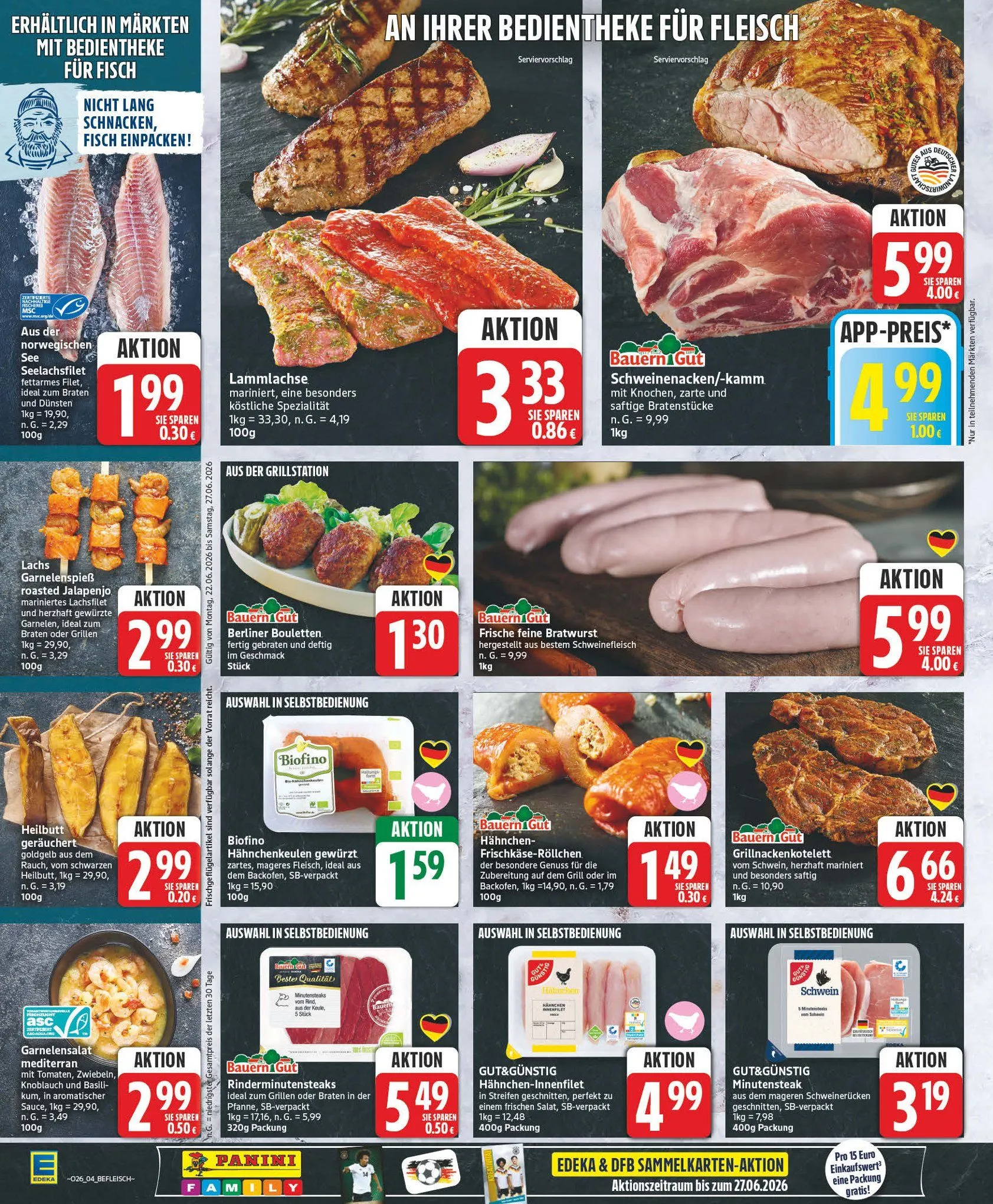 Edeka Angebote von 22. Juni bis 27. Juni 2026 - Prospekt seite 4