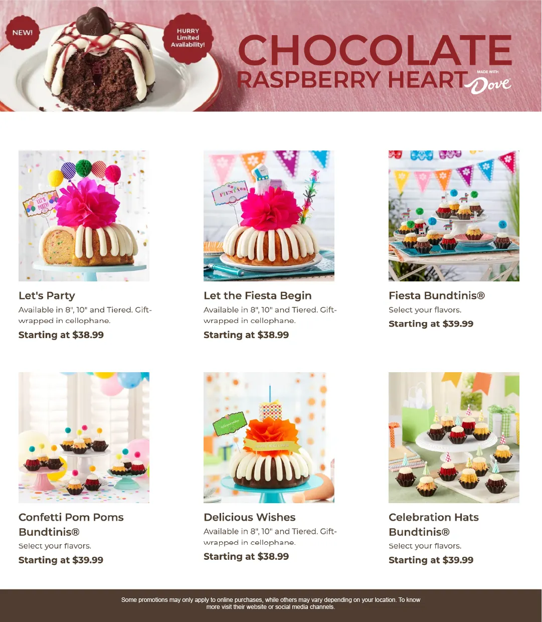 Weekly ad  Nothing Bundt Cakes Sales from February 11 to February 25 2026 - Page 3