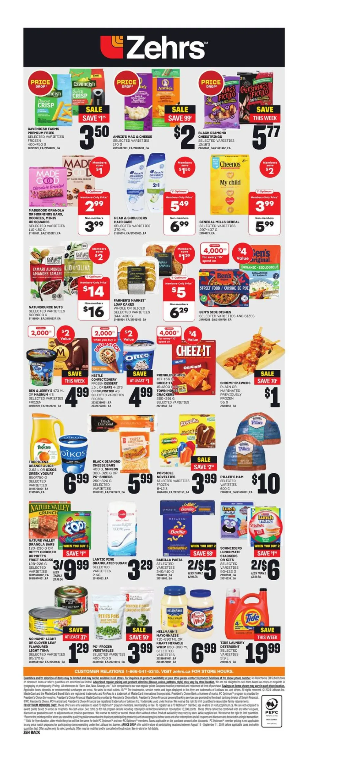 Zehrs weekly flyer from August 22 to August 28 2024 - flyer page 3