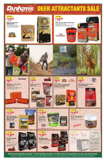 Weekly ad Dunham's Sports Sales from October 11 to October 17 2025 - Page 1