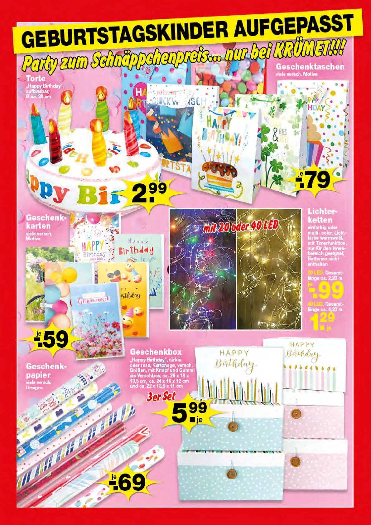  Krümet Sonderposten Prospekte  von 23. Februar bis 28. Februar 2026 - Prospekt seite 4