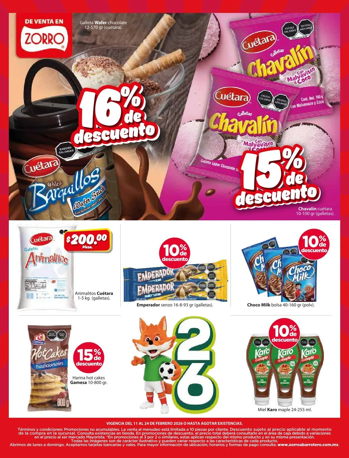 Catálogo de Ofertas ZORRO 11 de febrero al 24 de febrero 2026 - Pagina 4