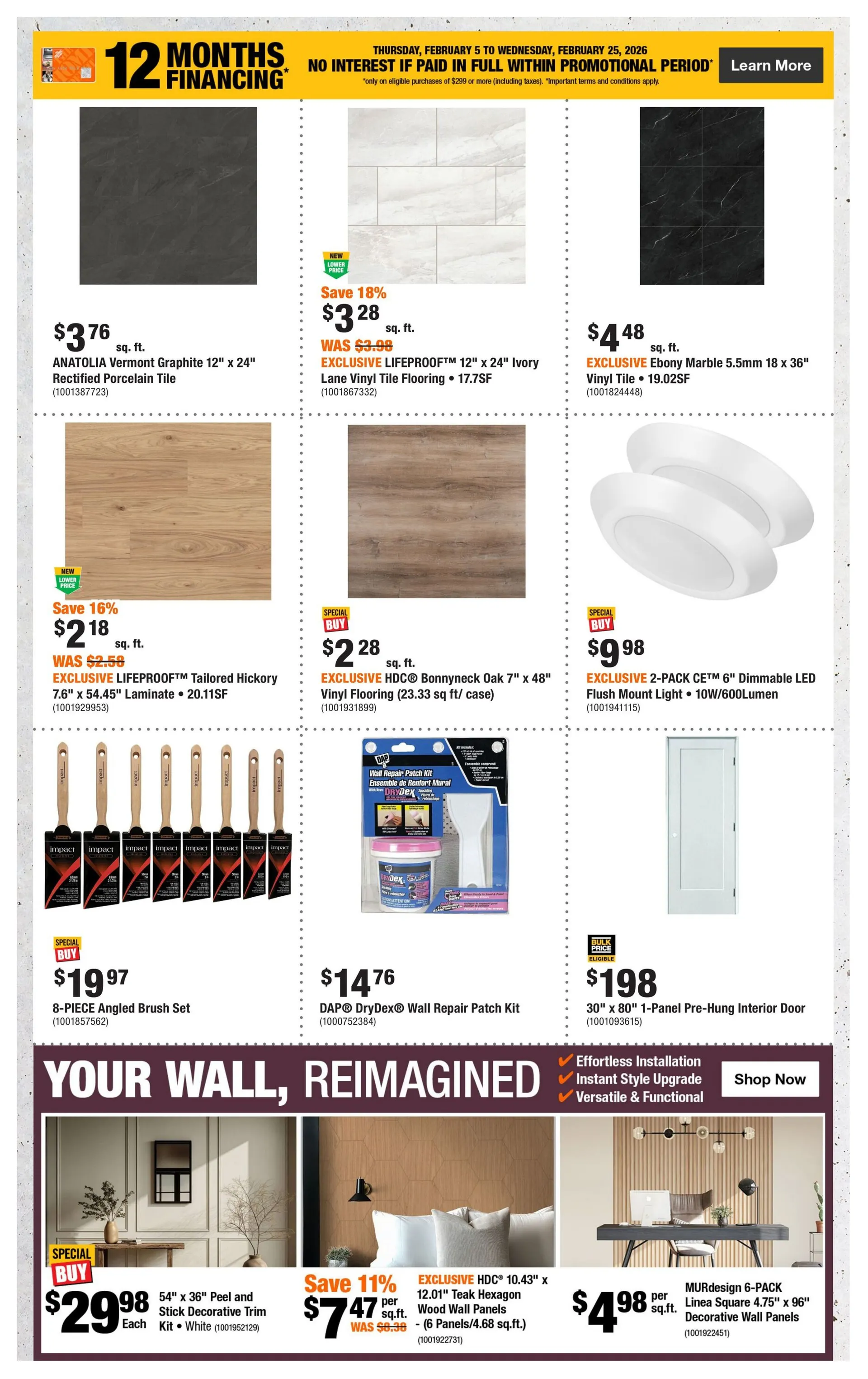Weekly ad THE HOME DEPOT Sales from February 9 to February 15 2026 - Page 4