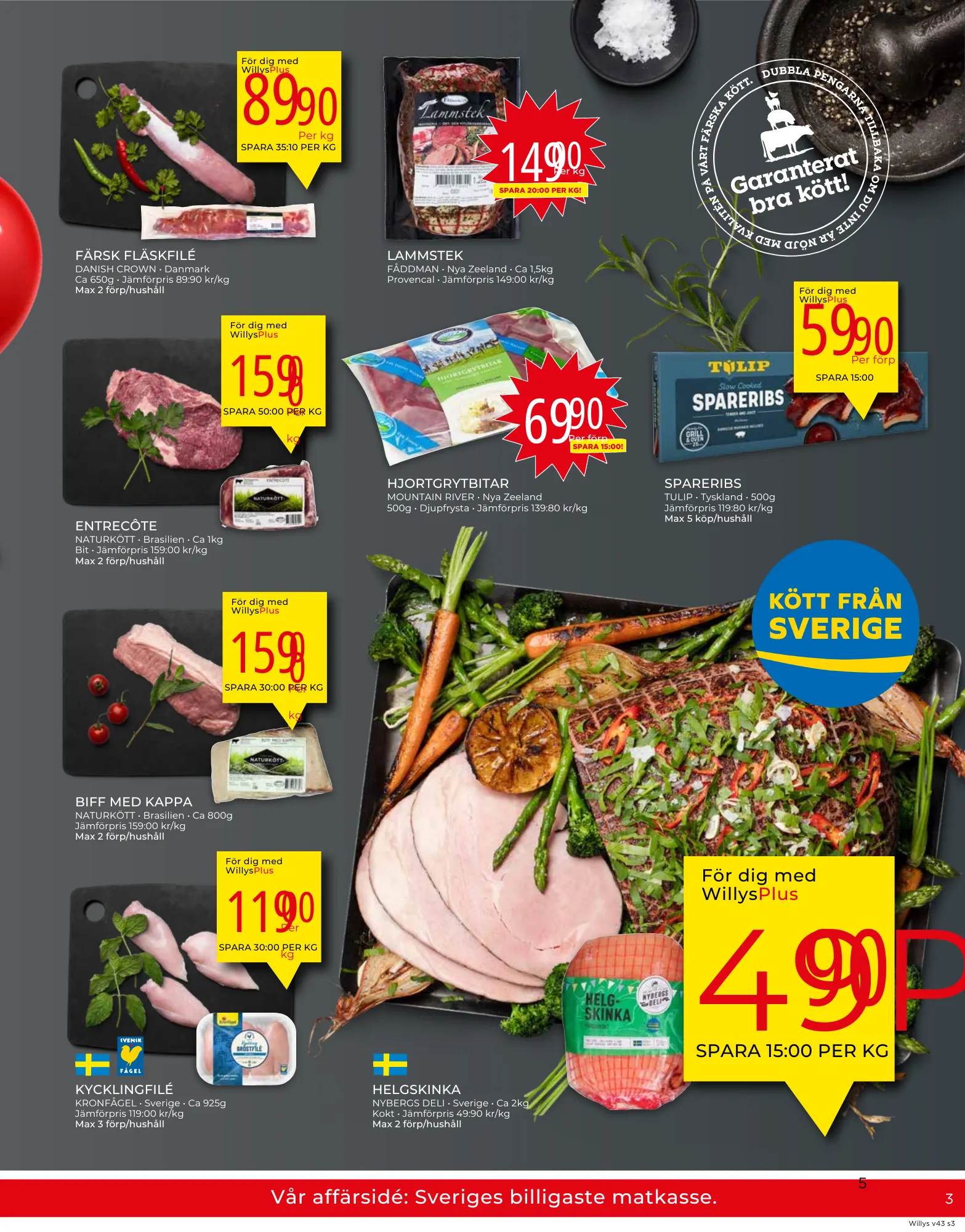 Willyss specialerbjudanden från 21 oktober till 27 oktober 2024 - Reklamblad sidor 3