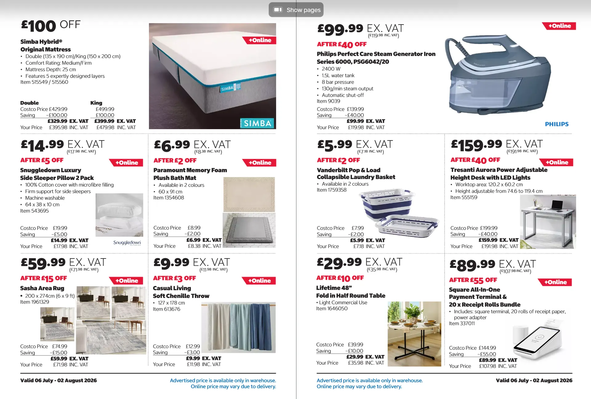 Costco Sales from 2 July to 2 August 2026 - Catalogue Page 4