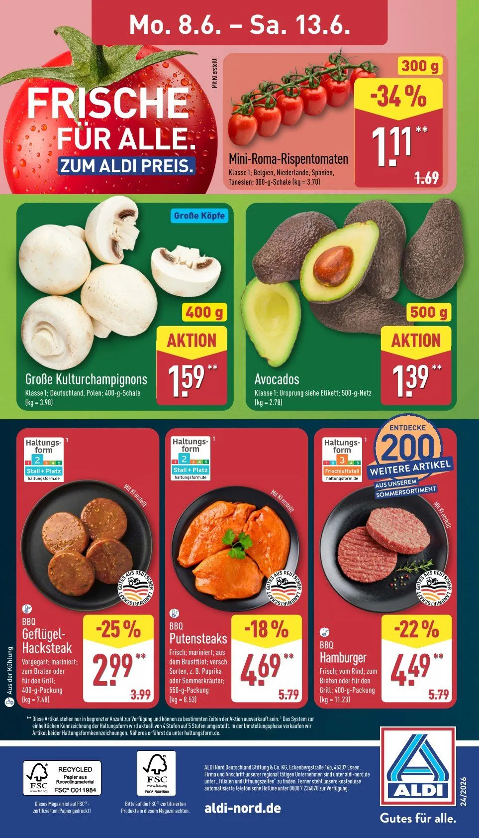 ALDI Nord Prospekte von 8. Juni bis 13. Juni 2026 - Prospekt seite 4
