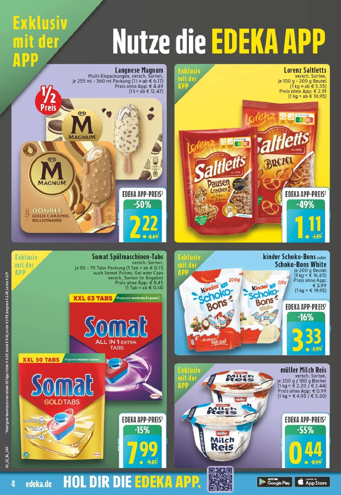 Edeka Prospekte von 21. Juli bis 26. Juli 2025 - Prospekt seite 4