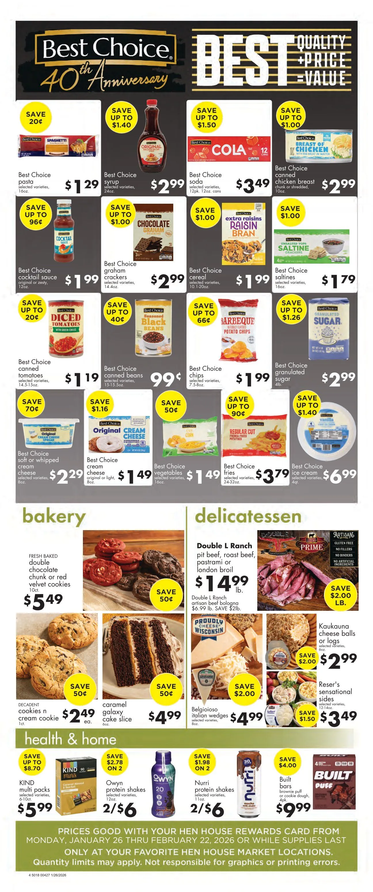 Weekly ad Hen House Sales from January 26 to February 22 2026 - Page 4