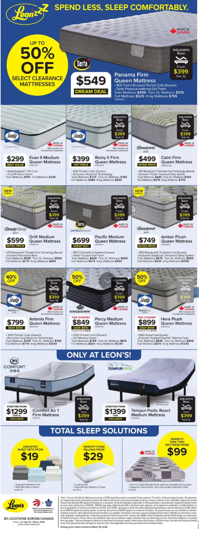 Leon's Sales from April 16 to May 6 2026 - flyer page 4