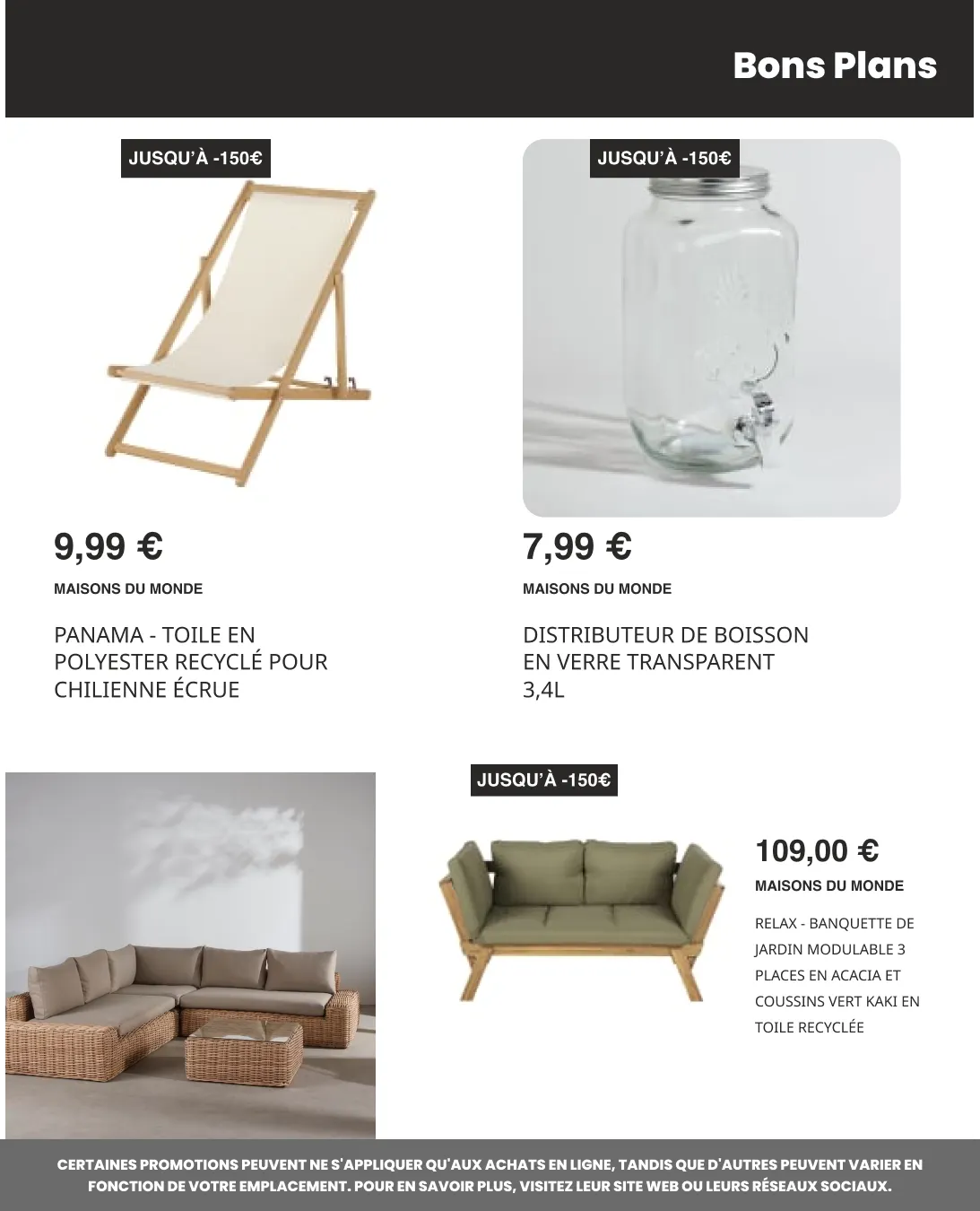 Catalogues Maisons du Monde du 27 mai au 10 juin 2026 - Catalogue page 4