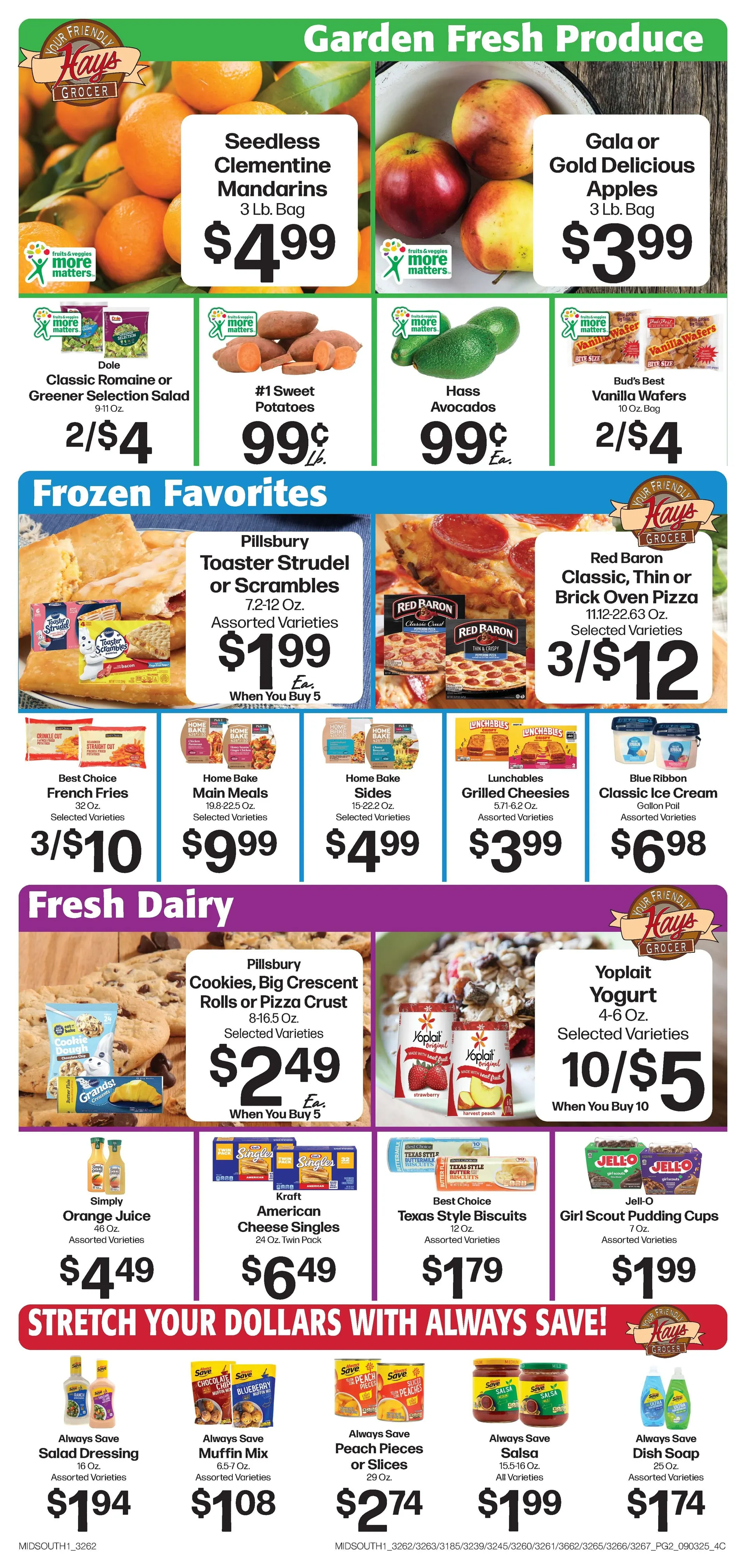 Weekly promotion Hays Supermarket Sales spanning from September 10 to September 16 2025 - Page 4 for Catalogue 365