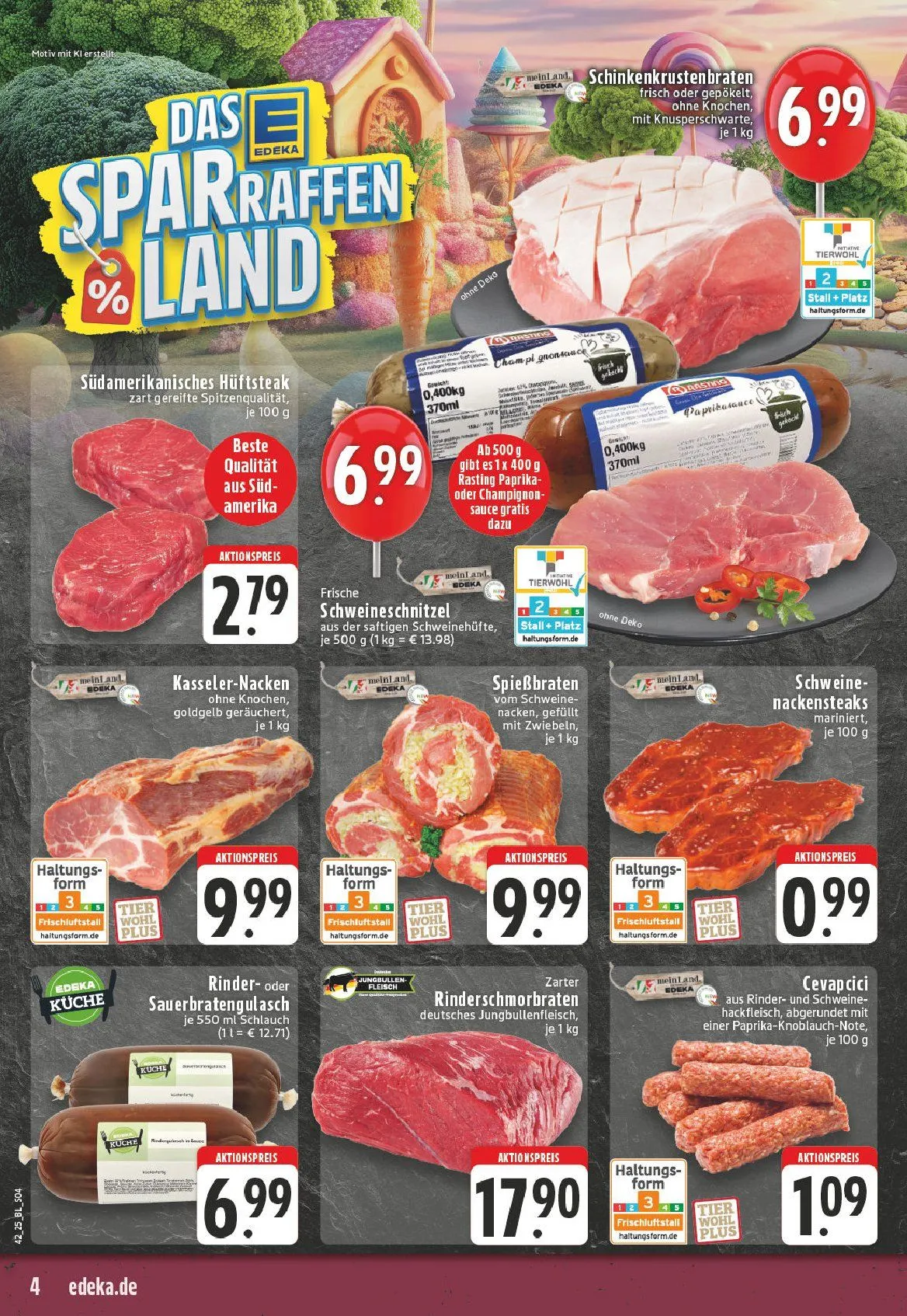 Edeka Prospekte von 12. Oktober bis 17. Oktober 2025 - Prospekt seite 4