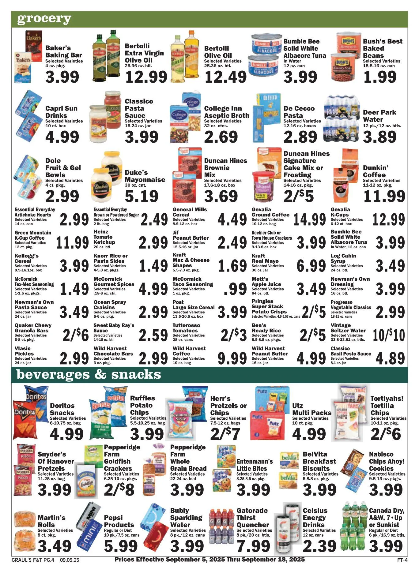 Weekly promotion Graul's Market Sales spanning from September 18 to October 2 2025 - Page 2 for Catalogue 365