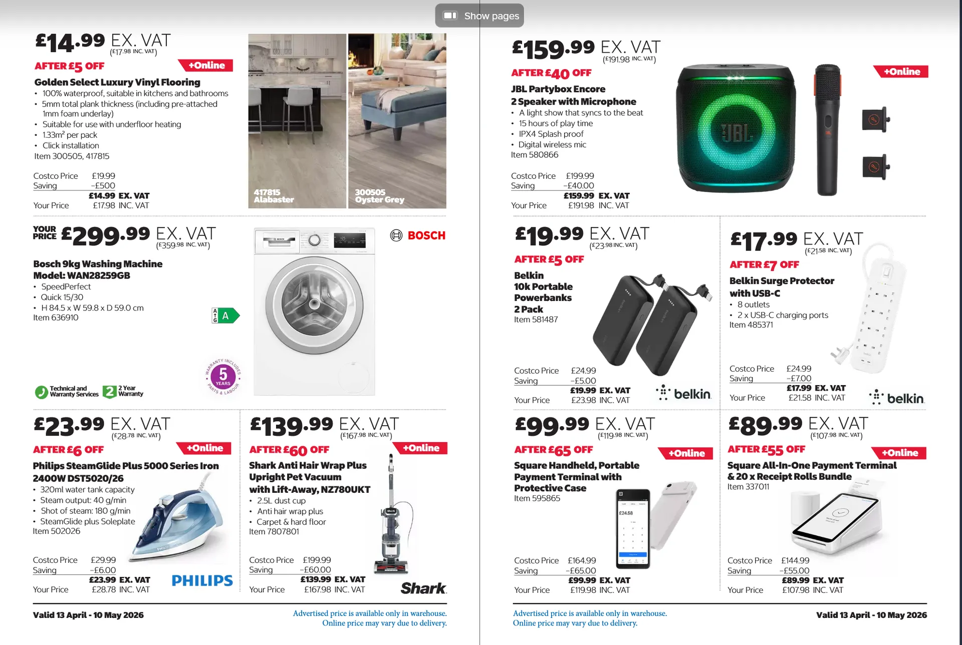 Costco Offers from 13 April to 10 May 2026 - Catalogue Page 4