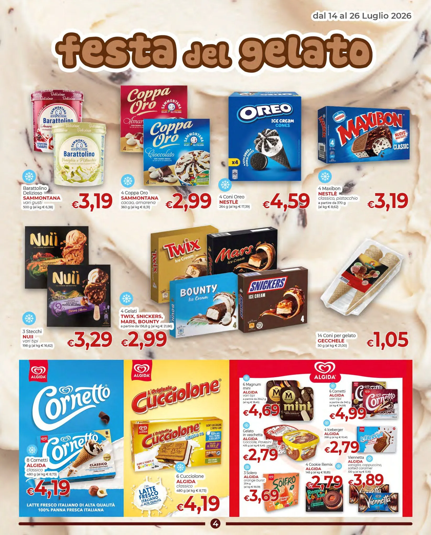 Supermercati Nonna Isa da 14 luglio a 26 luglio di 2026 - Pagina del volantino 4