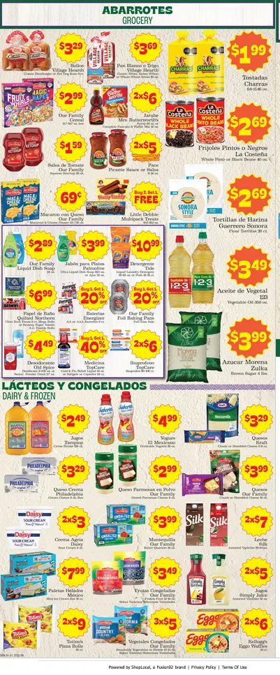 Weekly ad Supermercado Nuestra Familia Sales from January 11 to January 17 2026 - Page 4