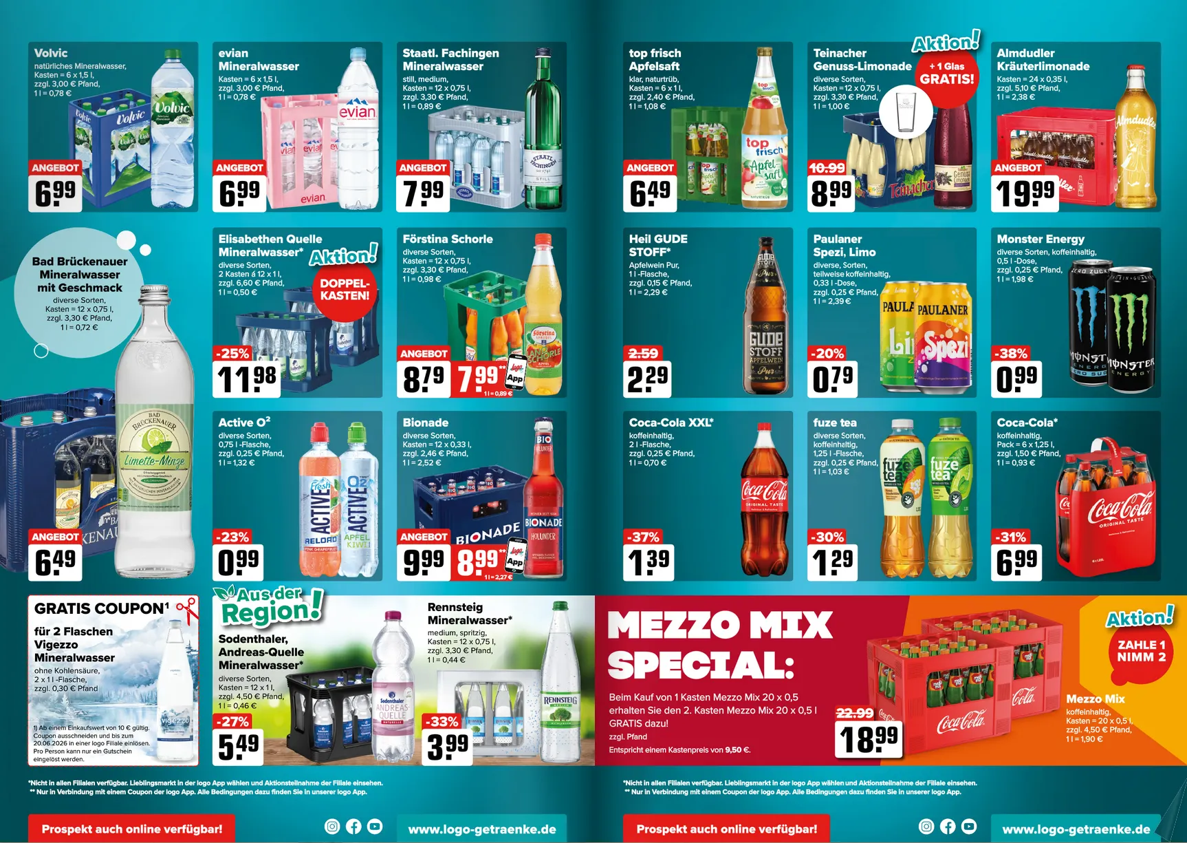 Logo Getränkemarkt Angebote von 15. Juni bis 20. Juni 2026 - Prospekt seite 4