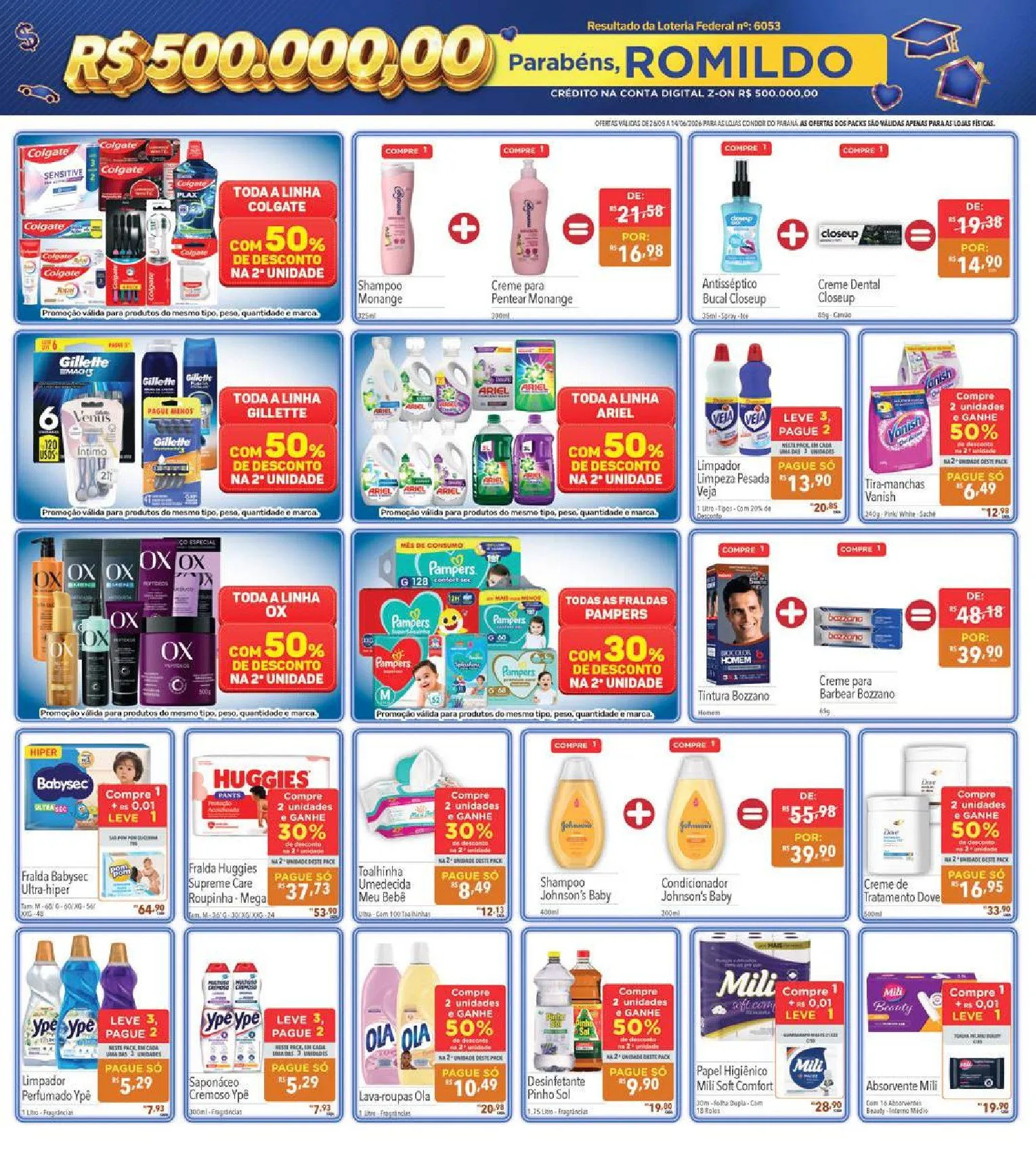 Encarte de Folhetos Supermercados Condor  26 de maio até 14 de junho 2026 - Pagina 4