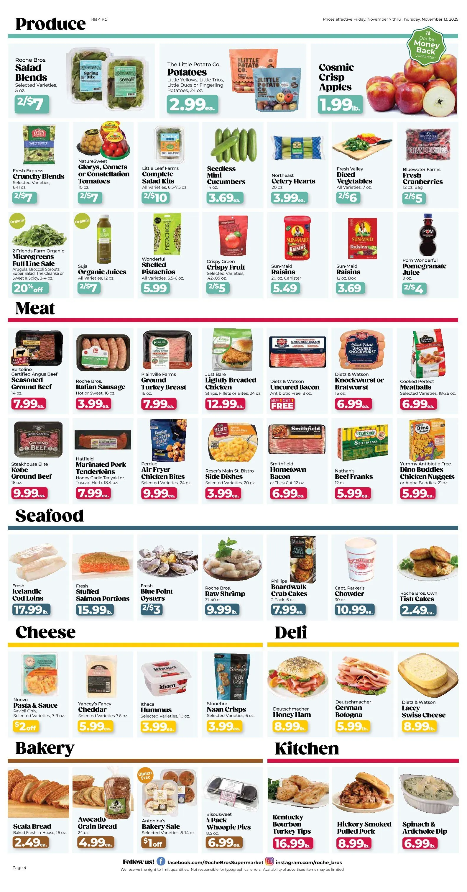 Weekly ad Roche Bros. Sales from November 7 to November 13 2025 - Page 4