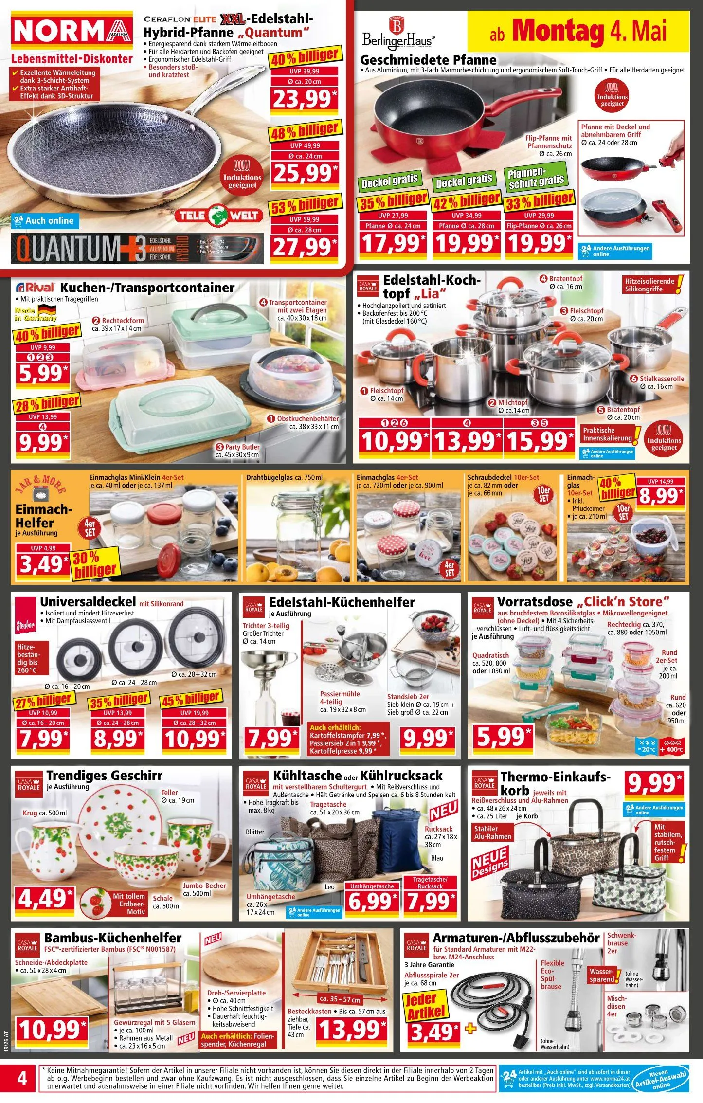  Norma Prospekte  von 27. April bis 4. Mai 2026 - Flugblätt seite  4