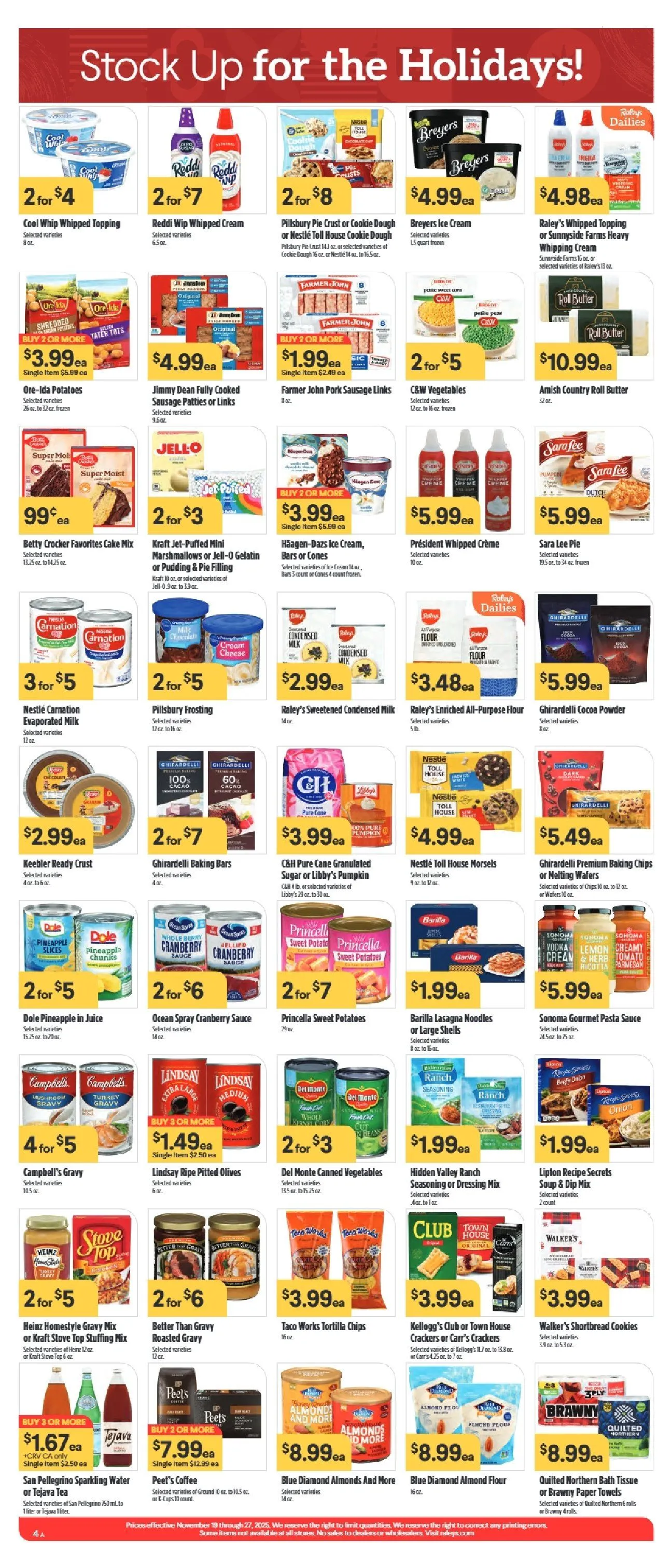 Weekly ad Raley's Sales from November 19 to November 28 2025 - Page 4