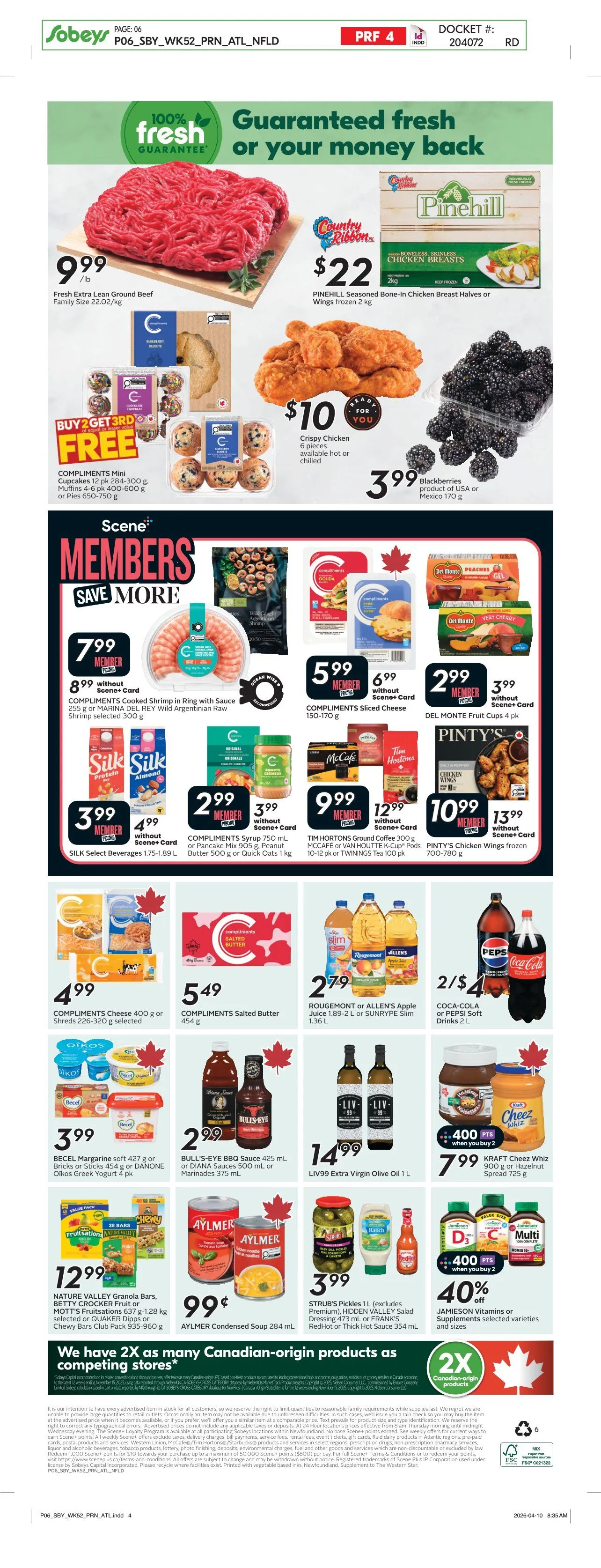 Sobeys Sales from April 23 to April 29 2026 - flyer page 4