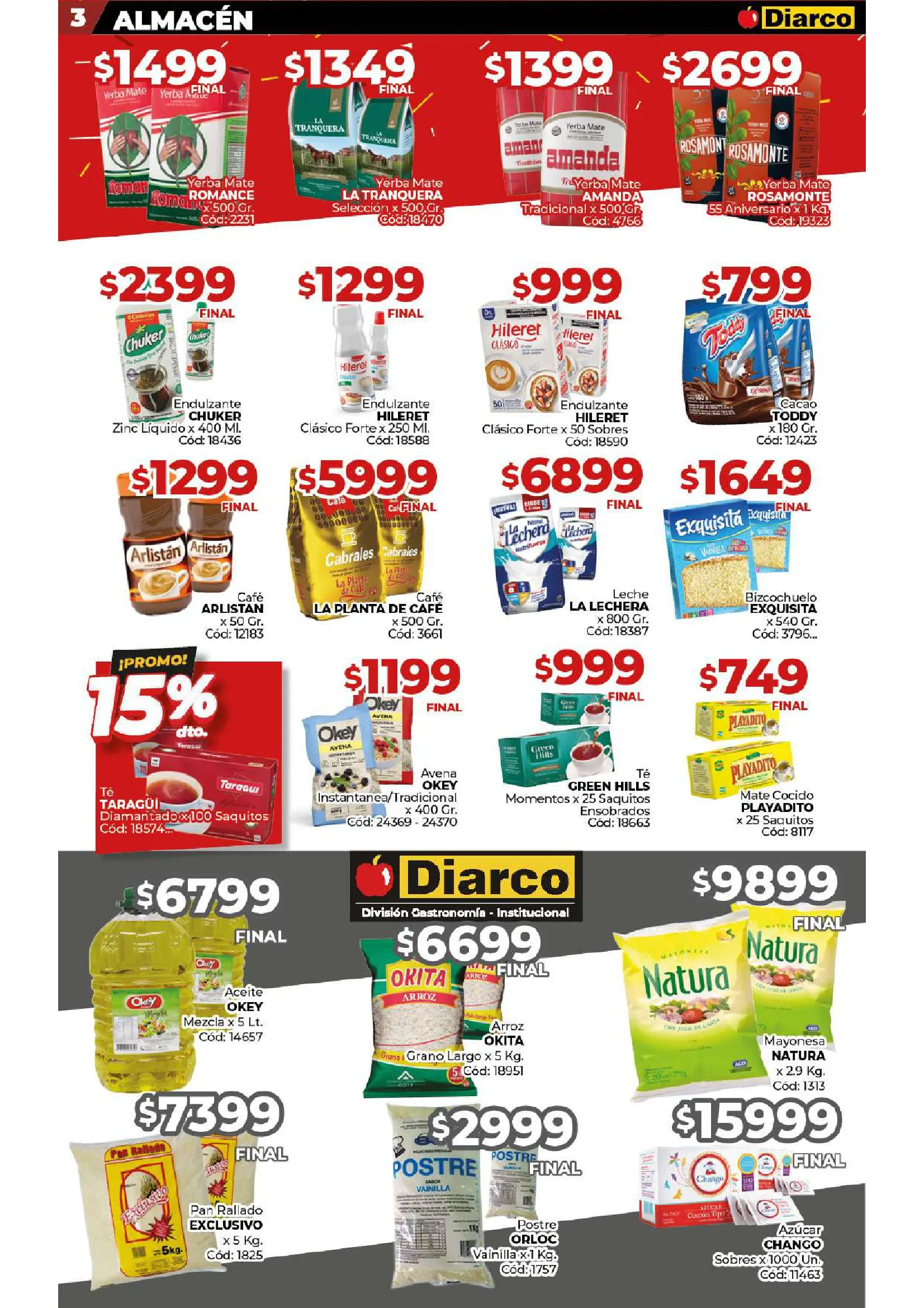Ofertas de Catálogo: Diarco 30 de septiembre al 6 de octubre 2024 - Página 3 del catálogo