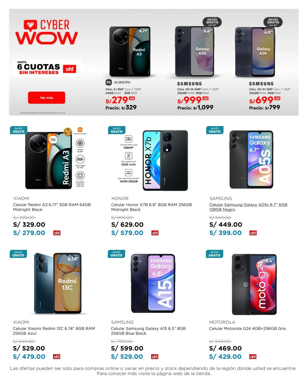 Catalogo de OFERTAS DE CYBER WOW 15 de julio al 18 de julio 2024 - Pag 3