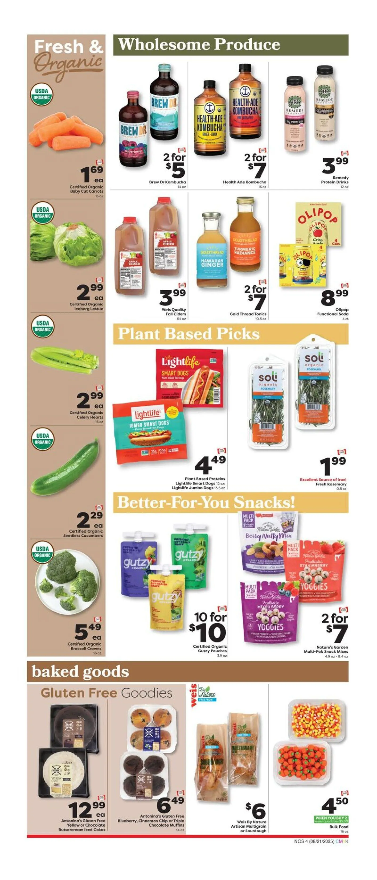 Weekly ad Weis Sales from August 21 to September 17 2025 - Page 4