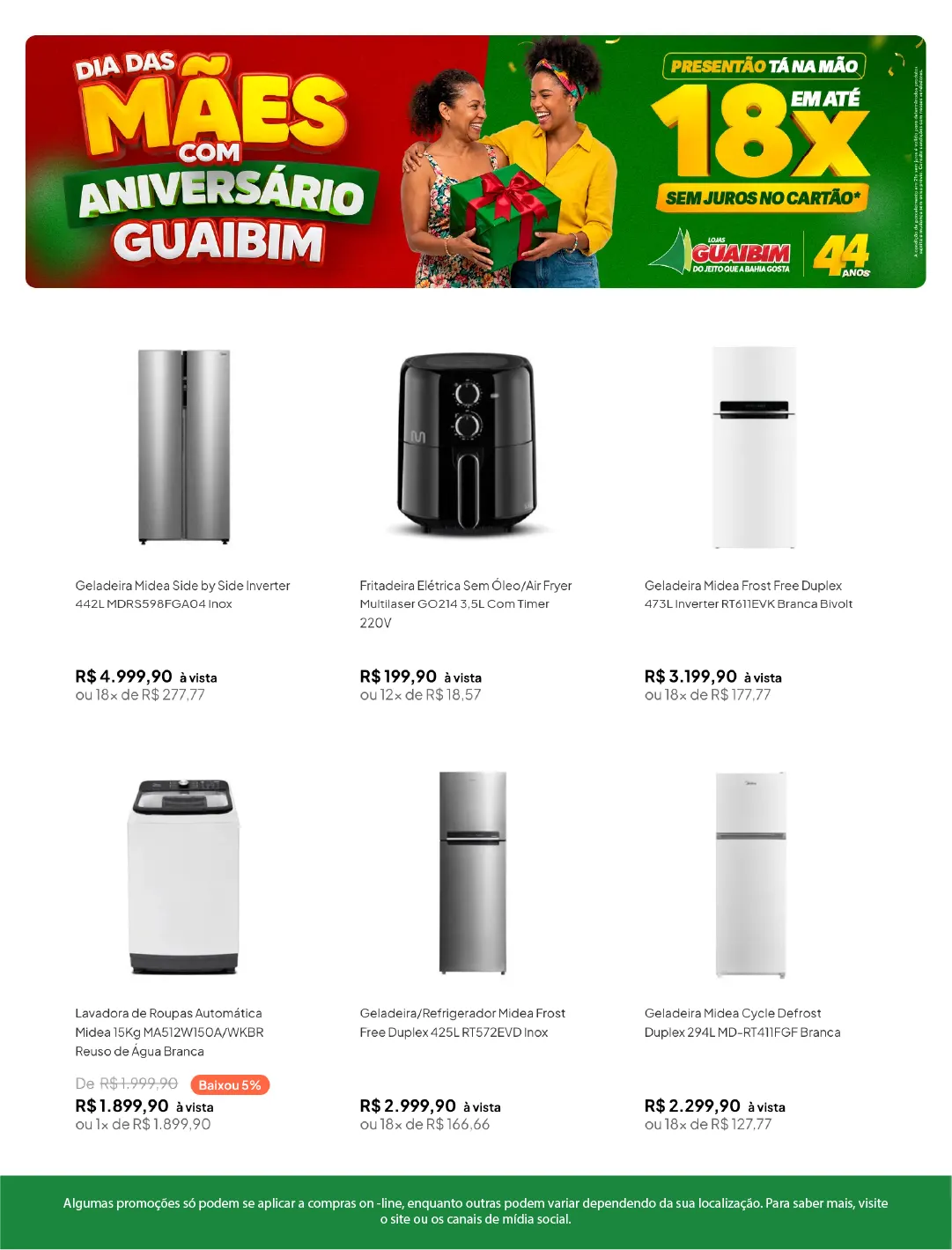 Encarte de  Lojas Guaibim 16 de abril até 6 de maio 2026 - Pagina 3