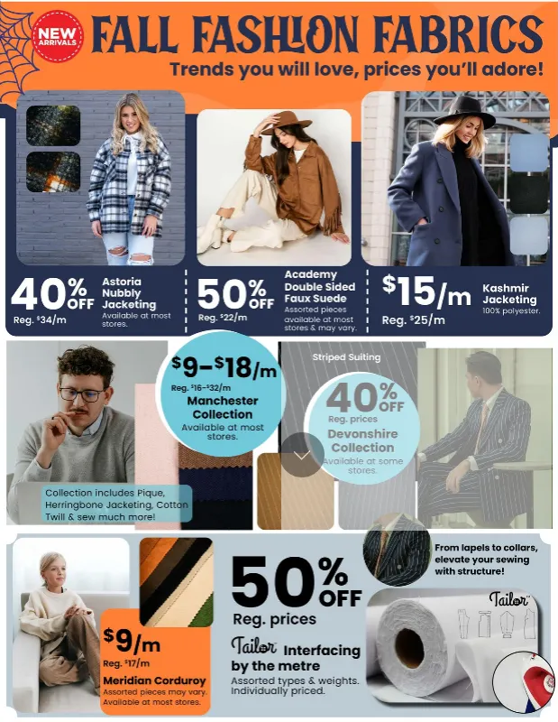 Fabricland Sales from October 1 to October 31 2025 - flyer page 3
