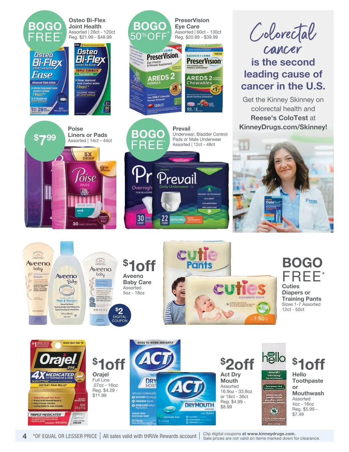Weekly ad  Kinney Drugs Sales from March 1 to March 7 2026 - Page 4