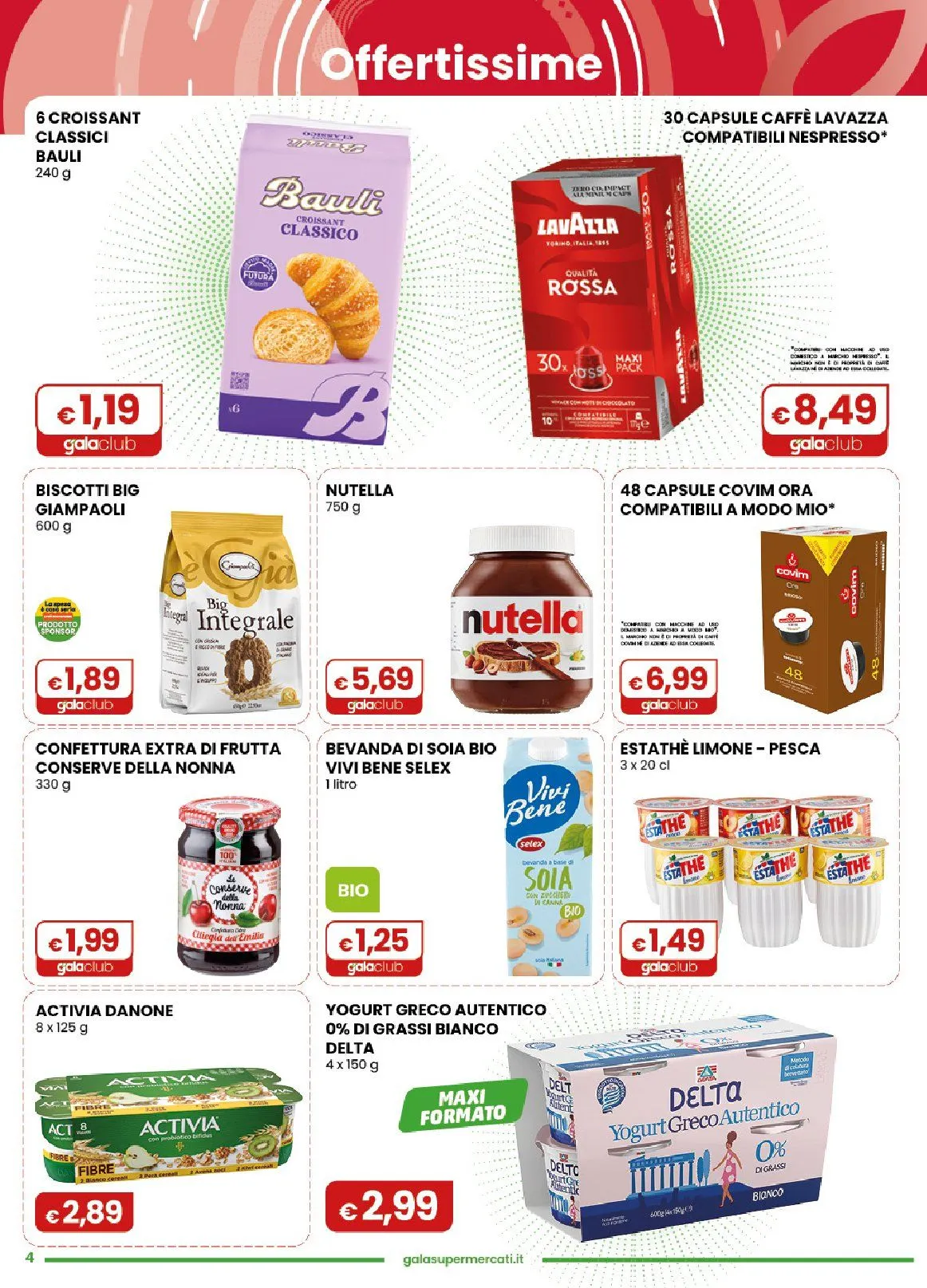 Volantini Gala Supermercati da 17 giugno a 30 giugno di 2026 - Pagina del volantino 4