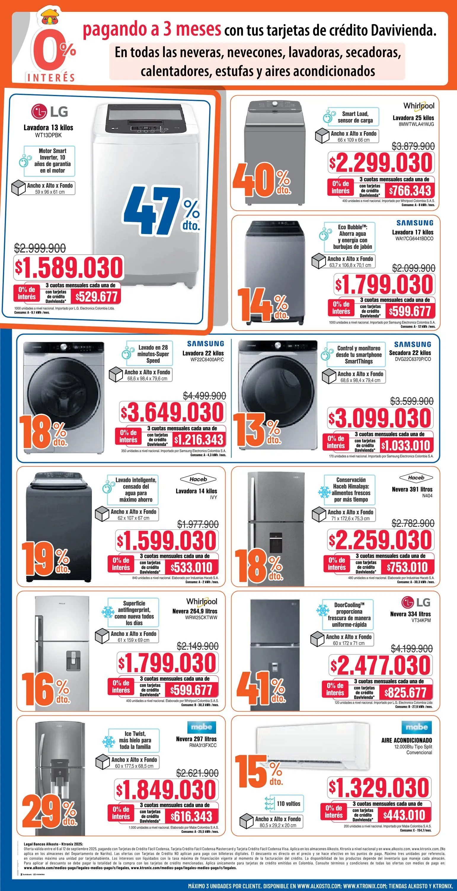 Catalogo de Conoce las últimas ofertas de Alkosto 6 de septiembre al 17 de septiembre 2025 - Pag 4