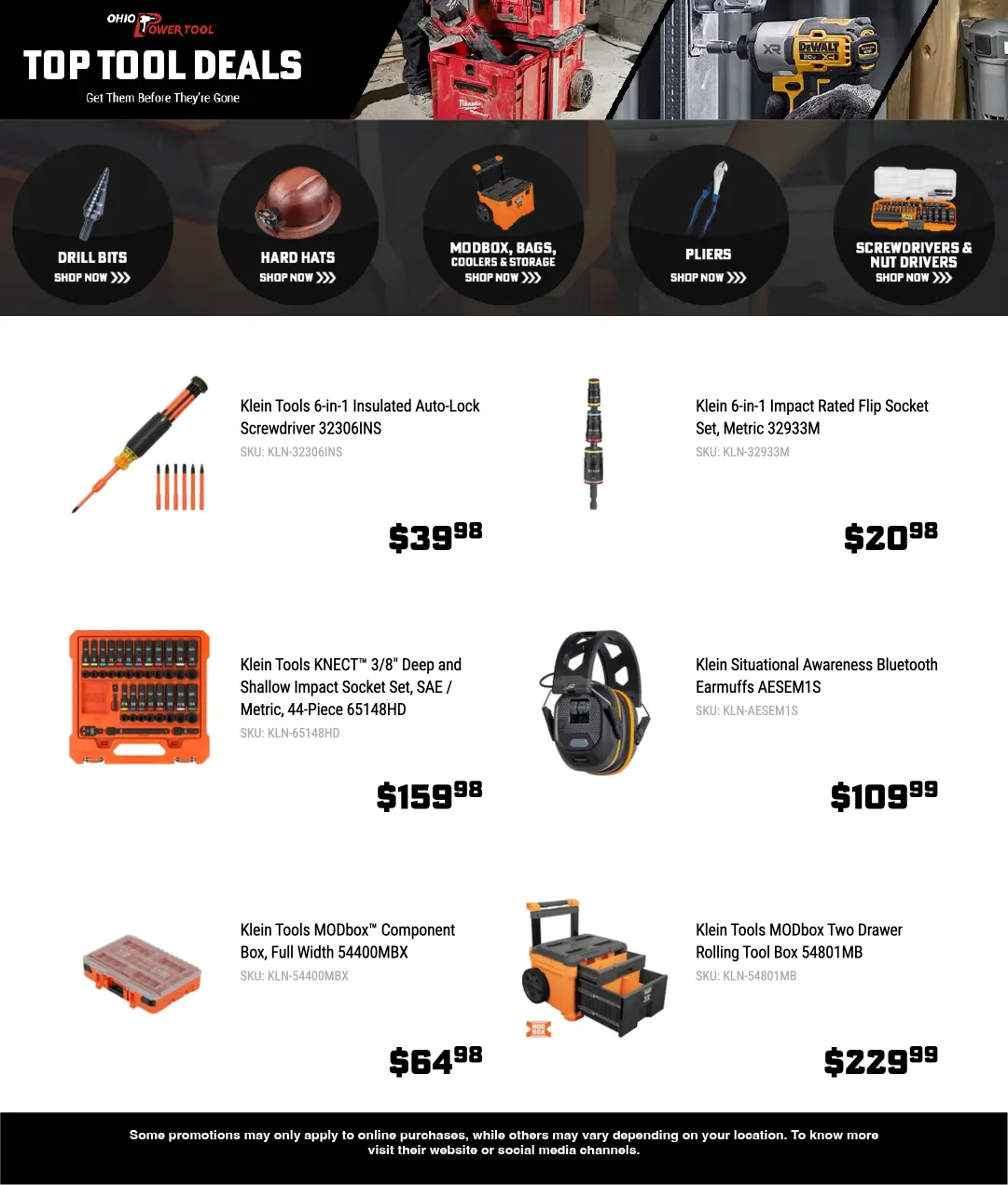 Weekly promotion  Ohio Power Tool Sales spanning from May 26 to June 9 2026 - Page 3 for Catalogue 365