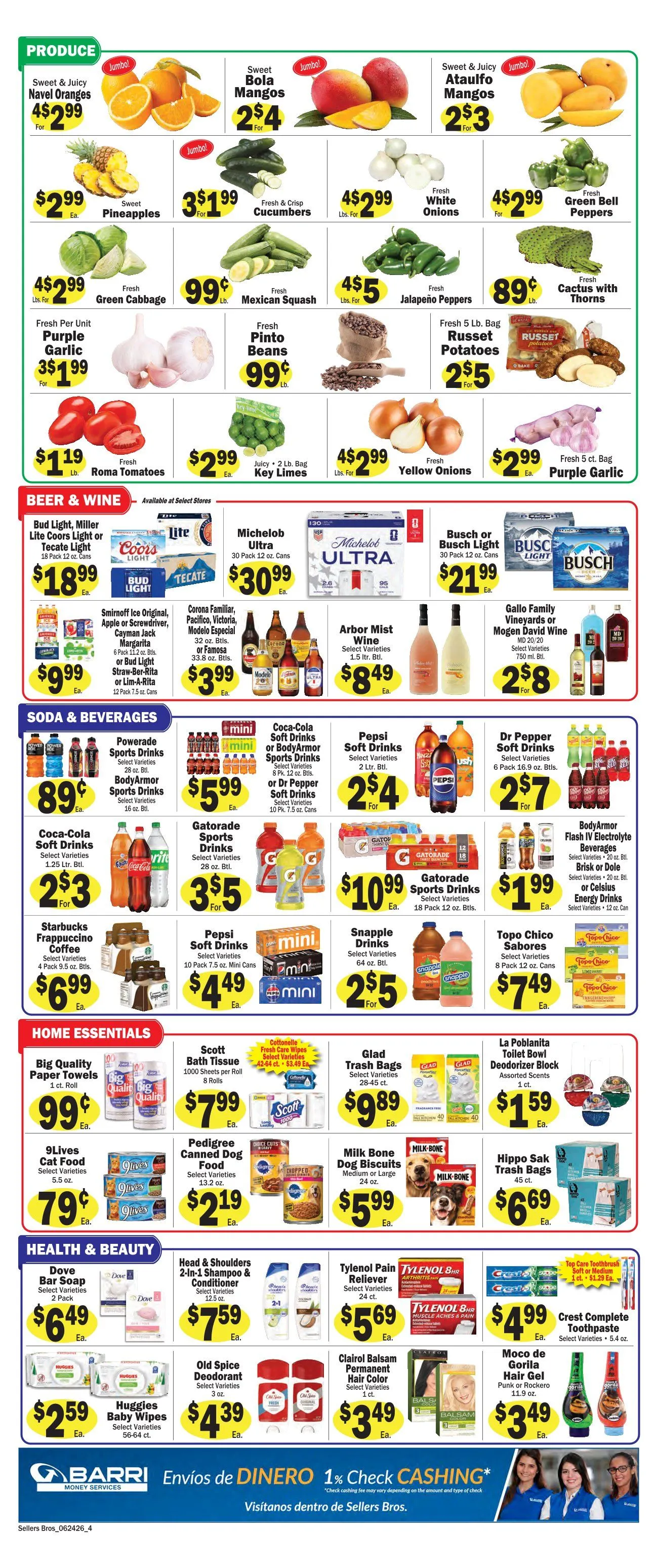 Weekly ad Sellers Bros Sales from June 24 to June 30 2026 - Page 4