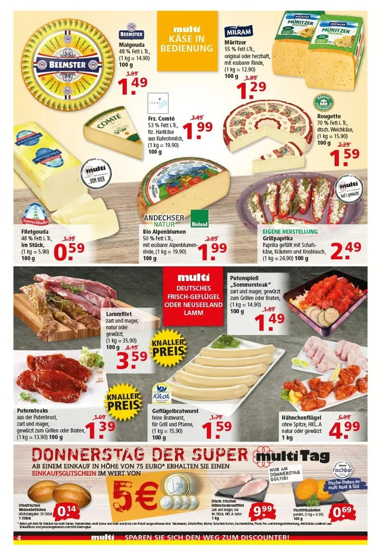 Multi Markt Angebote von 22. Juni bis 27. Juni 2026 - Prospekt seite 4
