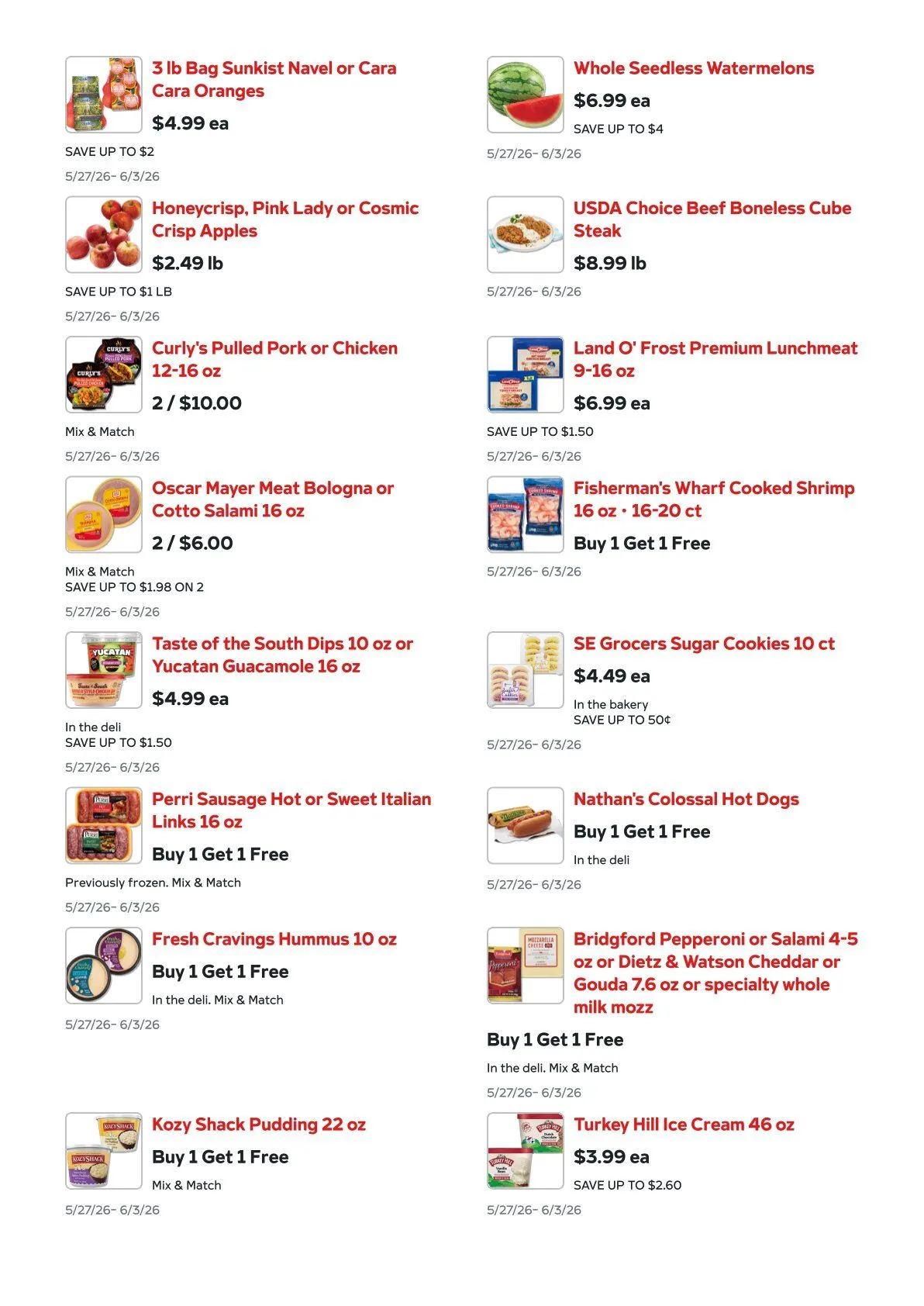 Weekly ad  Winn Dixie Sales from May 27 to June 2 2026 - Page 4