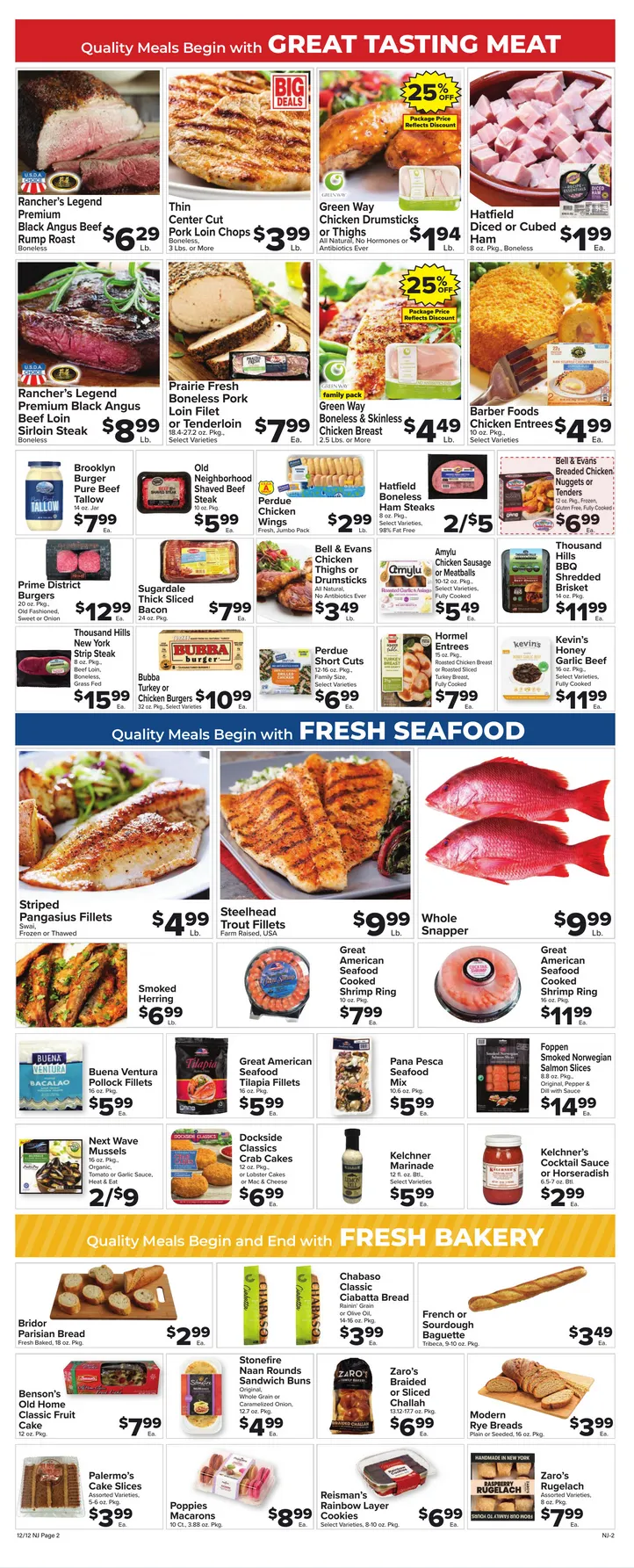Weekly promotion Foodtown Sales spanning from December 12 to December 18 2025 - Page 4 for Catalogue 365
