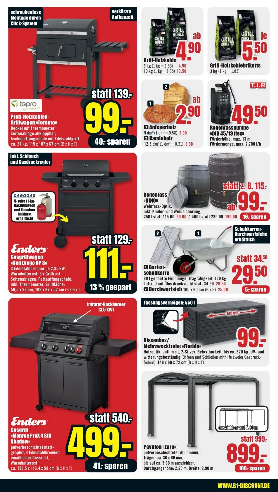  Prospekt B1 Discount Baumarkt  von 3. März bis 6. März 2026 - Prospekt seite 4