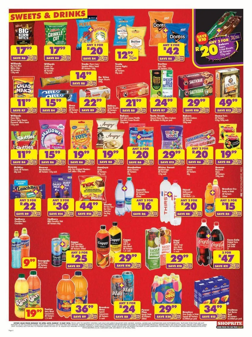  Shoprite Sales from 23 April to 10 May 2026 - Catalogue Page 4