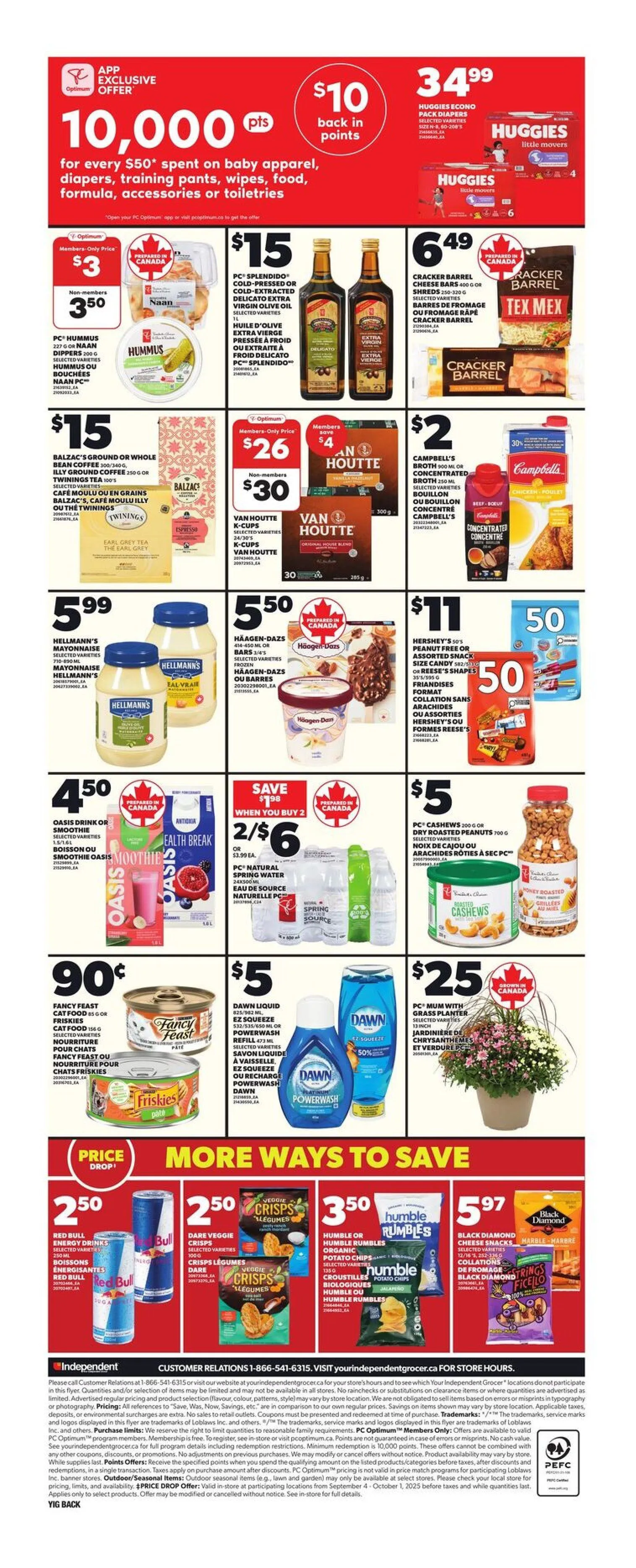 Independent Sales from September 18 to September 24 2025 - flyer page 4