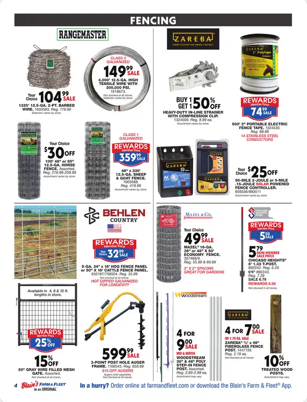 Weekly ad Blain's Farm & Fleet Sales from March 26 to April 5 2026 - Page 4