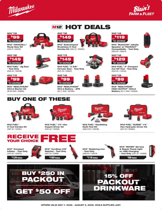 Weekly ad Blain's Farm & Fleet Sales from May 7 to August 5 2026 - Page 4