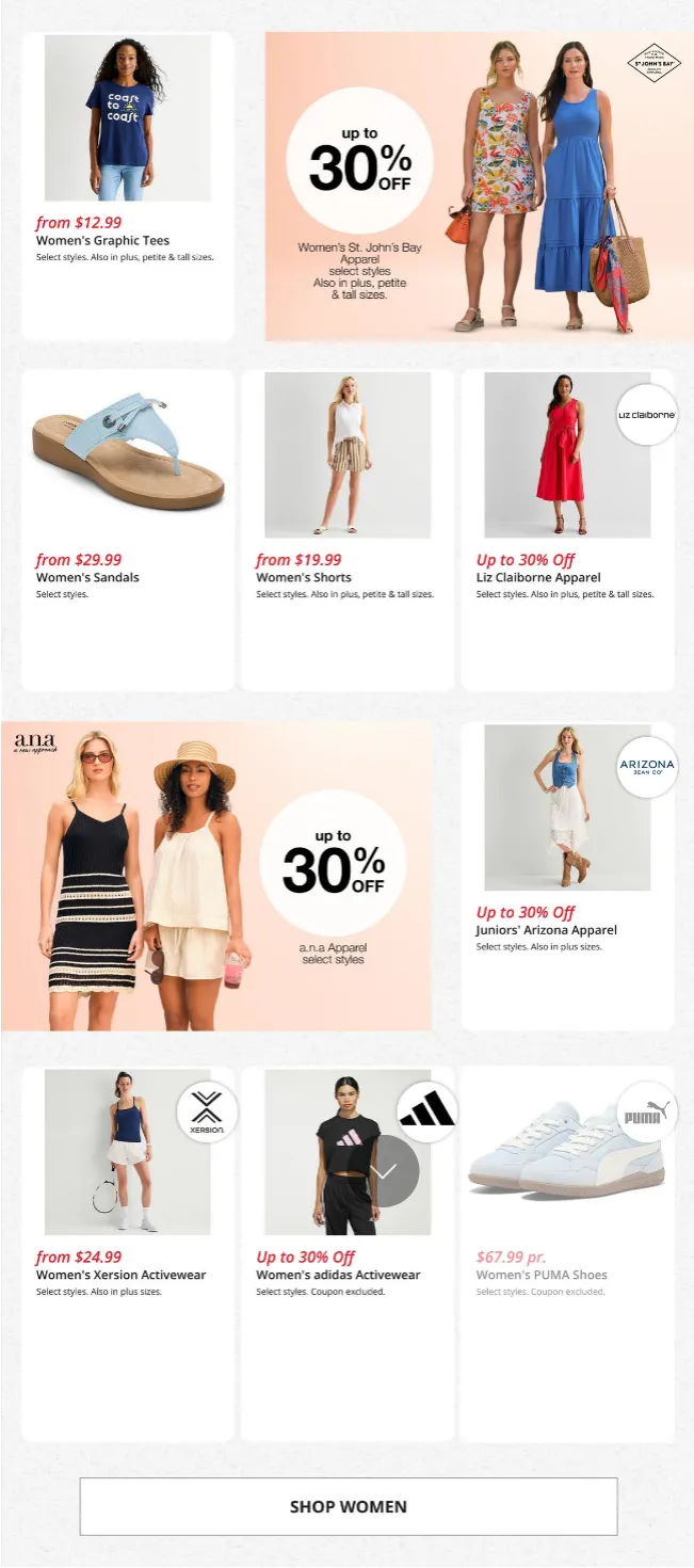 Weekly promotion JCPenney Sales spanning from May 26 to May 31 2026 - Page 4 for Catalogue 365