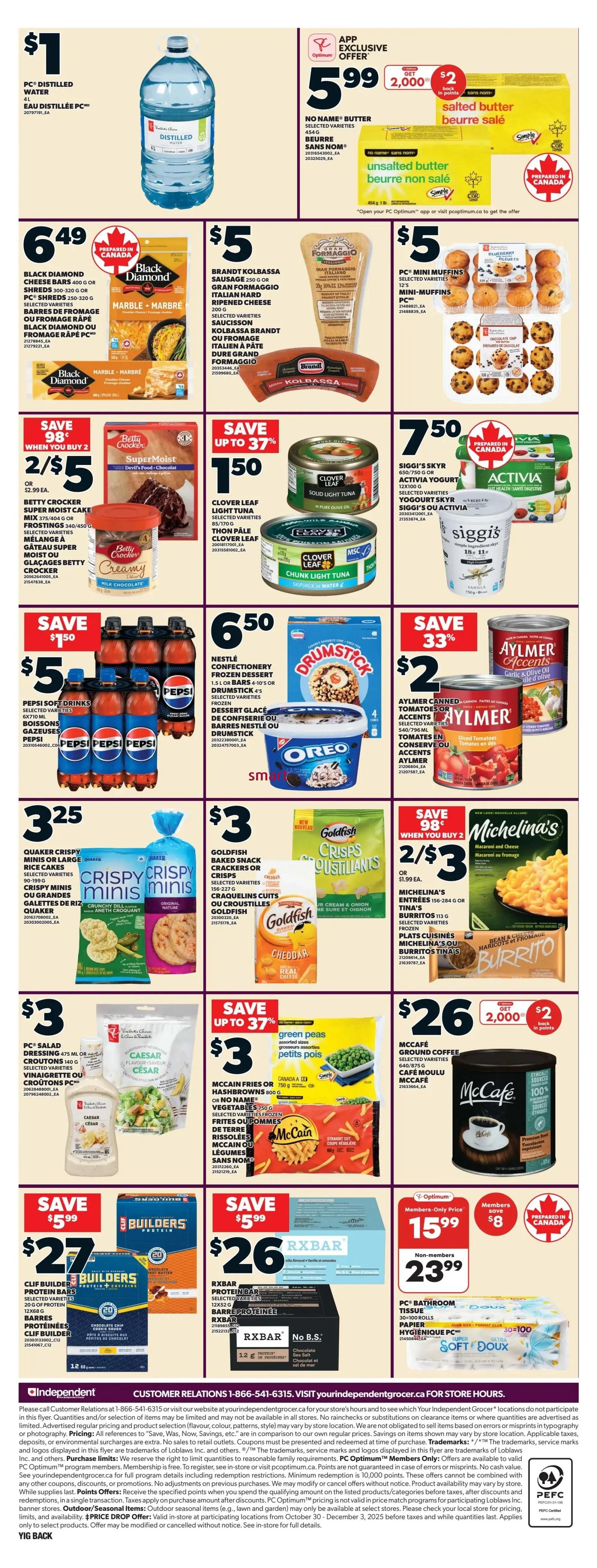 Independent  Sales from October 30 to November 5 2025 - flyer page 4