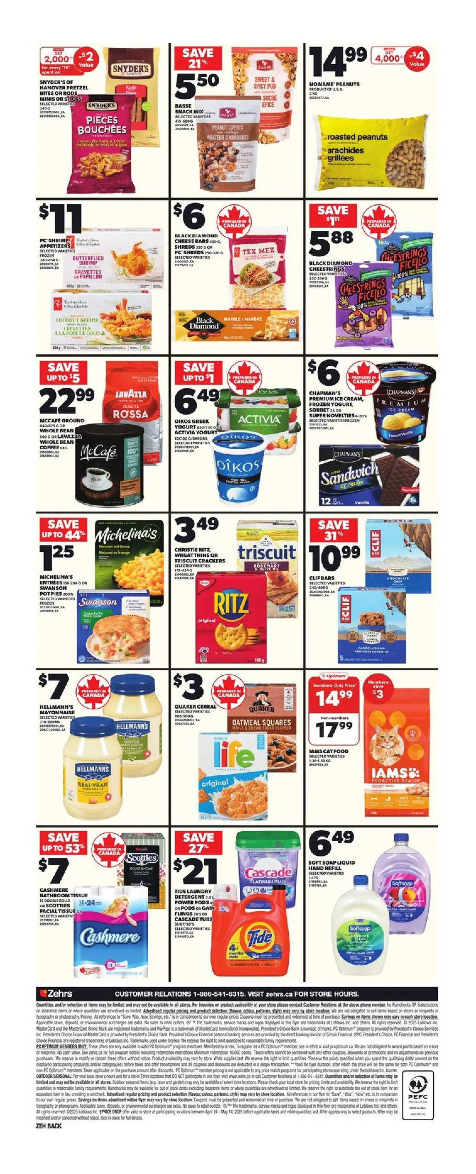 Zehrs Sales from April 1 to April 26 2025 - flyer page 6